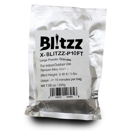 ProX Blitzz Large Powder Cold Spark Effect Granules for Indoor or Outdoor Use Titanium Alloy Grains Effect Height: 3-10ft 1-3m