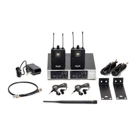 CAD GXLIEM2 Dual Wireless In-Ear Monitor System