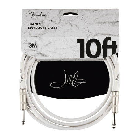 Fender Juanes 10-inch Instrument Cable - Luna White