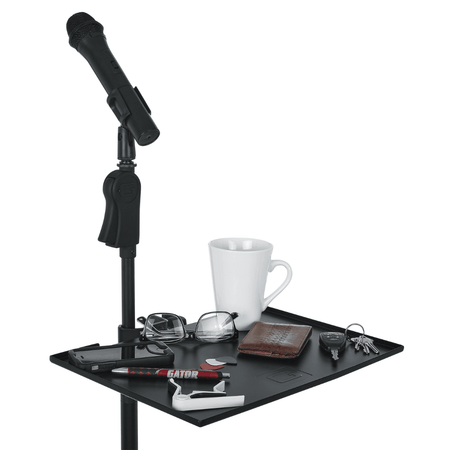 Gator Frameworks Large Microphone-Stand Accessory Shelf (11 x 15")