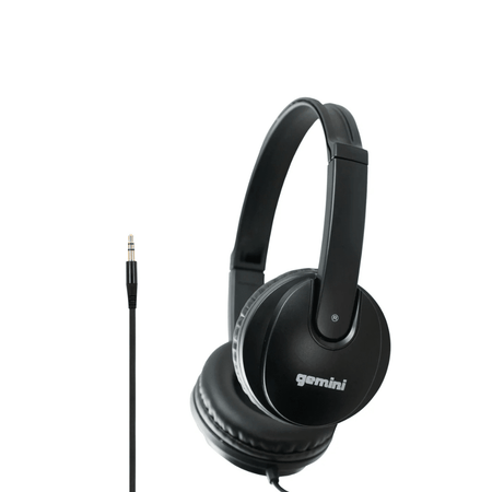 Gemini DJX-200 Professional DJ Headphones - Black