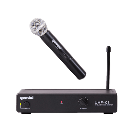 Gemini UHF-01M Wireless Handheld Microphone System F3