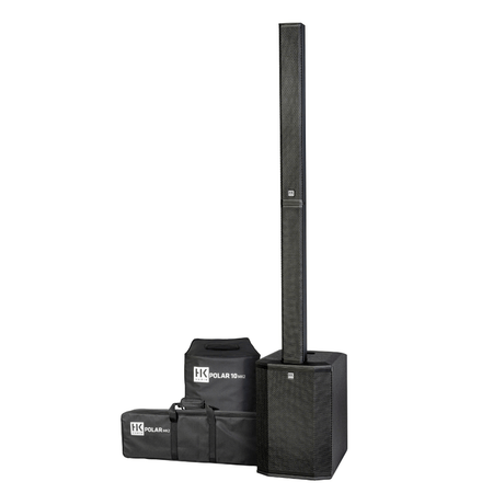 HK AUDIO Polar 10 MK2 2000W Powered Column PA with 10" Sub - Black
