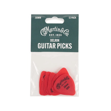 Martin Delrin Picks .050mm - 12 pack