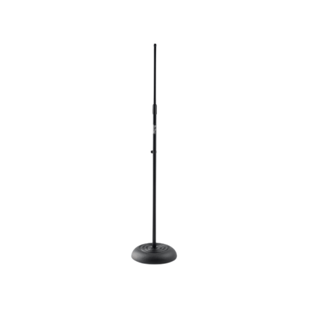 On-Stage MS7201B Round Base Microphone Stand (Black)