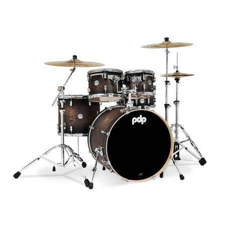 PDP Concept Maple 5-piece Shell Pack - Satin Charcoal Burst