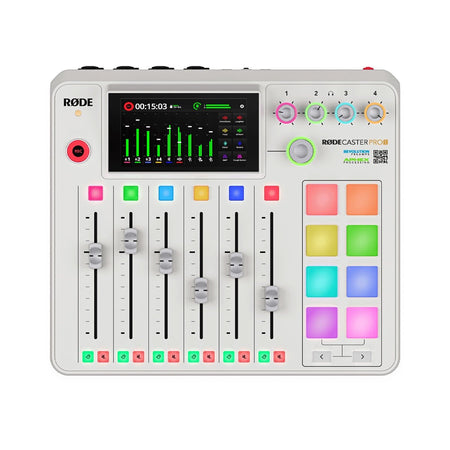 Rode Rodecaster Pro II Podcast Production Console - White