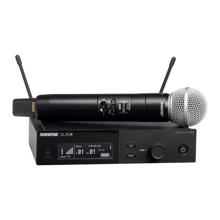 Shure SLXD24/SM58 Digital Wireless Handheld Microphone System - G58 Band