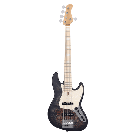Sire Marcus Miller V7 Swamp Ash Reissue 5-string Bass Guitar - Transparent Black Satin