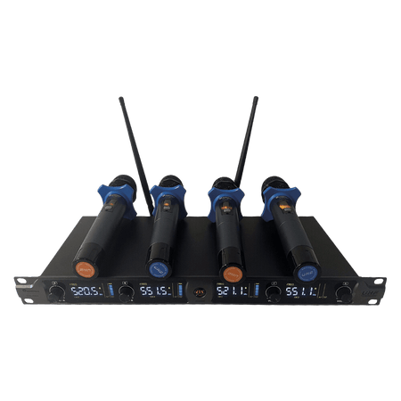 Soundtrack UHF Quad Handheld Microphone Wireless System