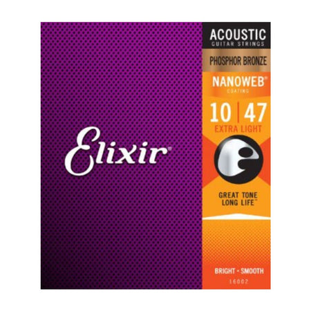 Elixir Strings Nanoweb Anti Rust Phosphor .010-.047
