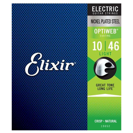 Elixir Strings Optiweb Electric Guitar Strings - .009-.046 Custom Light