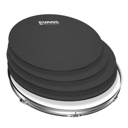 Evans SoundOff SO-2346 Drum Mute Pak, Standard (12,13,14,16)