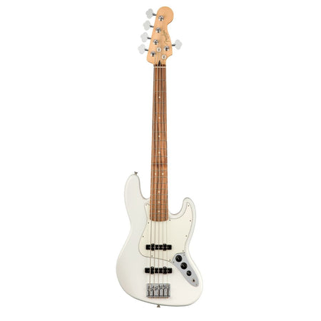 Fender Player Jazz Bass V, Pau Ferro Fingerboard - Polar White