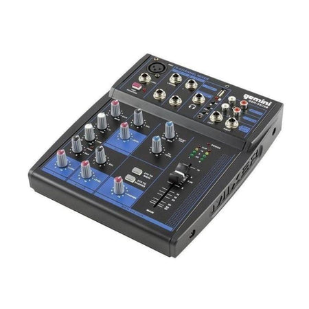 Gemini GEM-05USB Compact 5-Channel Bluetooth Audio Mixer with USB