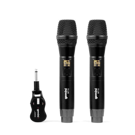 Gemini GMU-M200 Dual HandHeld Wireless UHF Microphone System