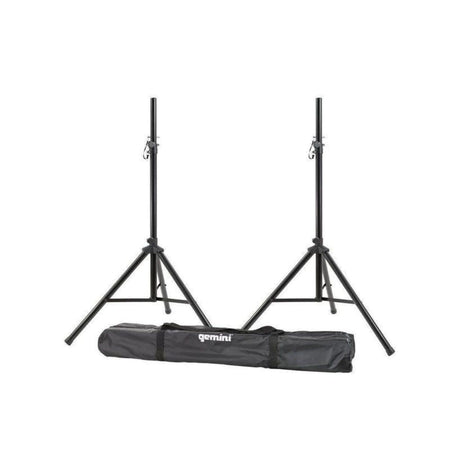 Gemini ST-PACK Speaker Stand Package with two stands, carry bag