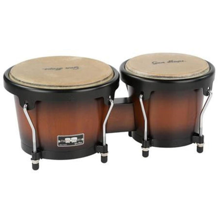 Gon Bops Wood Fiesta Series Bongos Sunburst BK HDW