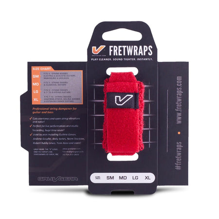 Gruv Gear FretWraps Flare (Red) - Medium, Single