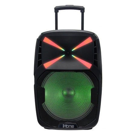 iHome 15" Portable Bluetooth Party Speaker with LED Lights