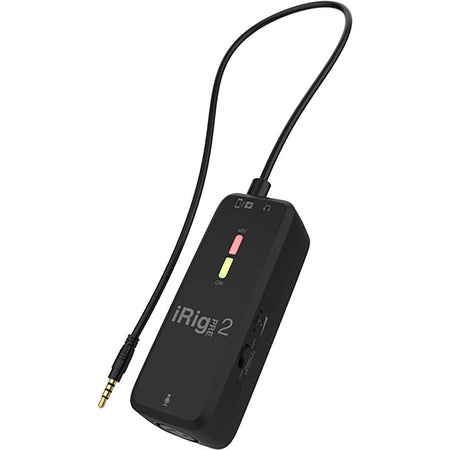 IK Multimedia iRig Pre 2 - XLR Microphone Interface for Smartphones, Tablets and Video Cameras