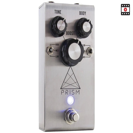 Jackson Audio PRISM Boost, Buffer, and EQ Pedal - Special Edition Anodized Black