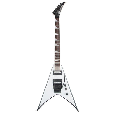Jackson JS Series King V™ JS32, Amaranth Fingerboard, White with Black Bevels