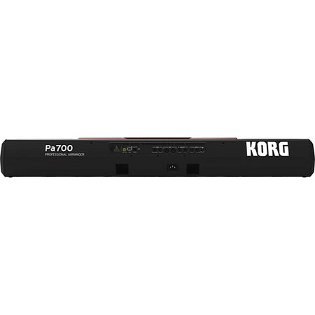 Korg Pa700 61-Key Professional Arranger with Touchscreen and Speakers - Black / Dark Red