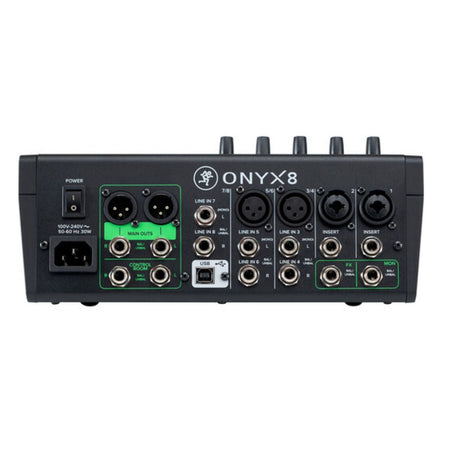 Mackie Onyx8 8-Channel Premium Analog Mixer with Multitrack USB