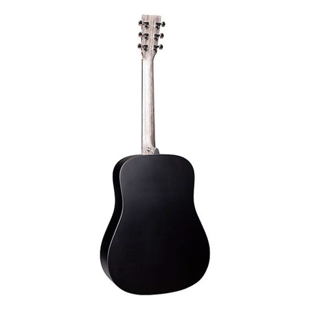 Martin DX Johnny Cash Black Dreadnaught Acoustic-Electric Guitar - Black with Bag