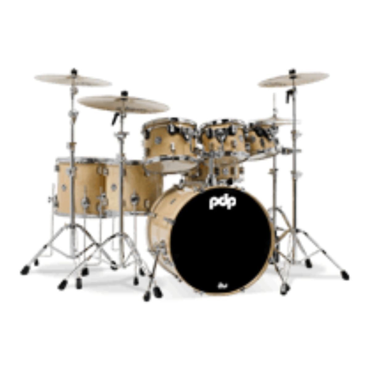 Pdp Concept Maple Shell Pack 7 Piece Natural Lacquer Gjmsound 2301