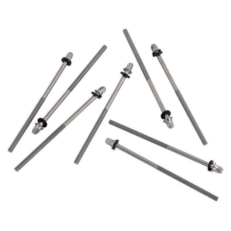 PDP True Pitch Tension Rods Chrome 8 pack - 55mm