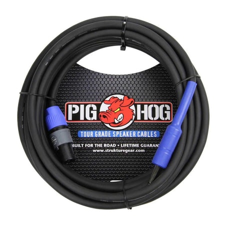 Pig Hog 25' Speaker Cable #14 1/4 -Speakon