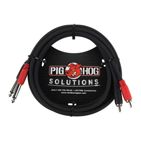 Pig Hog 6FT RCA-1/4" Dual Cable