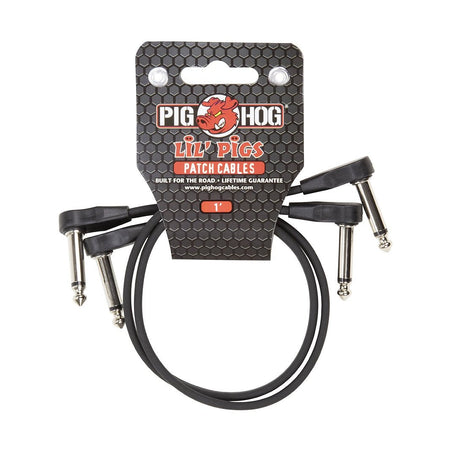 Pig Hog Lil Pigs 1' Slim Cable 2pk