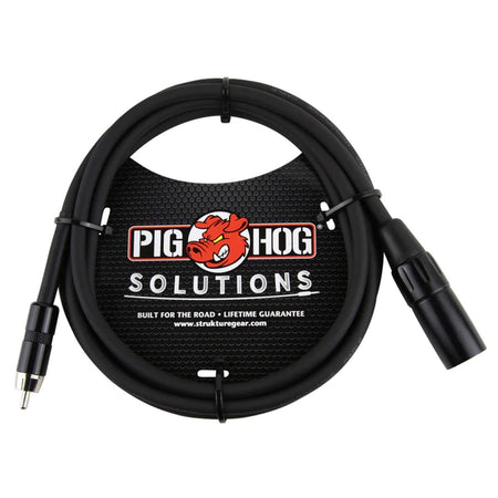 Pig Hog Solutions XLR(M) - RCA Cable - 6 Feet
