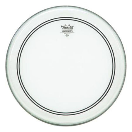 Remo Powerstroke 3 Bass Drumhead Clear with 2.5" Impact Pad - 20" inch