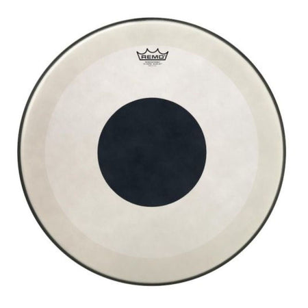 Remo Powerstroke P3 Coated Black Dot Bass Drumhead - 22-inch