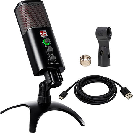 sE Electronics NEOM USB Cardioid Condenser Microphone with Headphone Monitoring