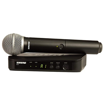 Shure BLX24/PG58 Wireless Handheld Microphone System with PG58 Capsule H11: 512 to 542 MHz