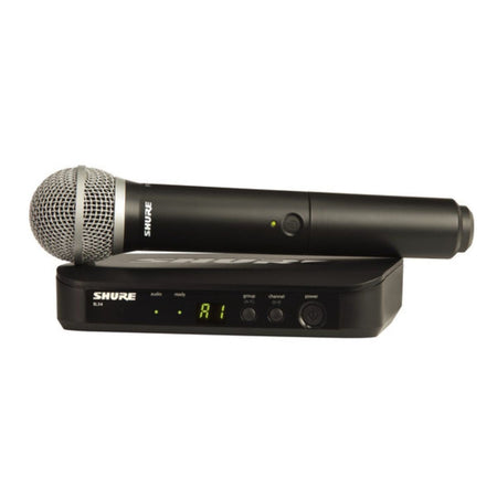 Shure BLX24/PG58 Wireless Handheld Microphone System with PG58 Capsule (H9: 512 to 542 MHz)