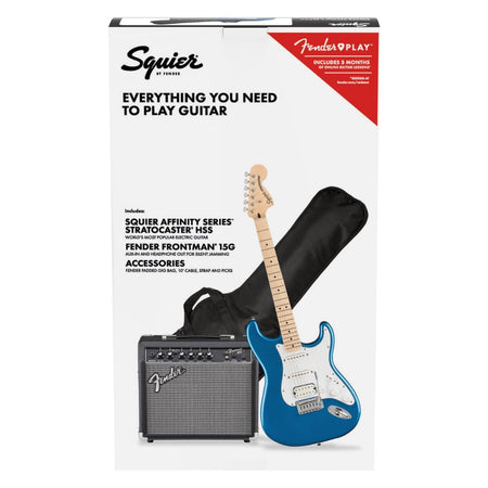 Squier Affinity Series Stratocaster HSS Pack - Lake Placid Blue