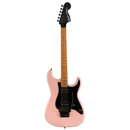 Squier Contemporary Stratocaster HH FR, Roasted Maple Fingerboard, Black Pickguard, Shell Pink Pearl