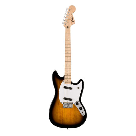 Squier Sonic Mustang, Maple Fingerboard, White Pickguard - 2-Color Sunburst