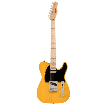 Squier Sonic Telecaster, Maple Fingerboard, Black Pickguard - Butterscotch Blonde
