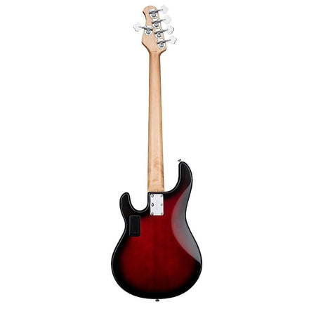 Sterling by Music Man RAY5-RRBS-R1 StingRay5 in Ruby Red Burst Satin, 5-String