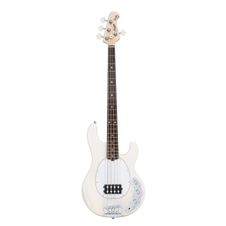 Sterling by Music Man StingRay Ray4 Electric Bass Vintage Cream White Pickguard