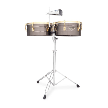LP Latin Percussion Matador 14-/15-inch Timbales - Brushed Nickel