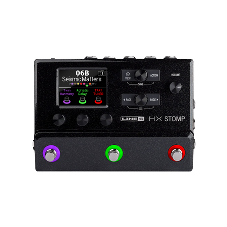Line 6 HX Stomp Guitar Multi-effects Floor Processor - Black