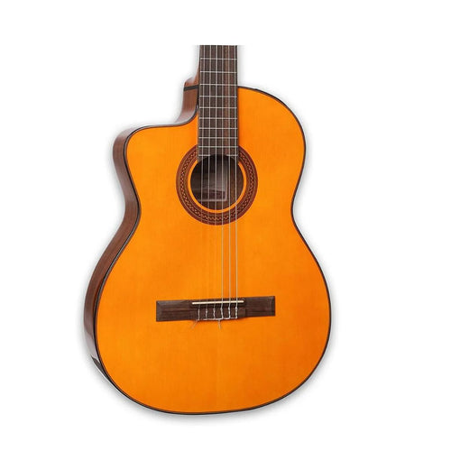 Takamine TAKGC1CELHNAT Left-handed Acoustic-electric Classical Guitar - Natural